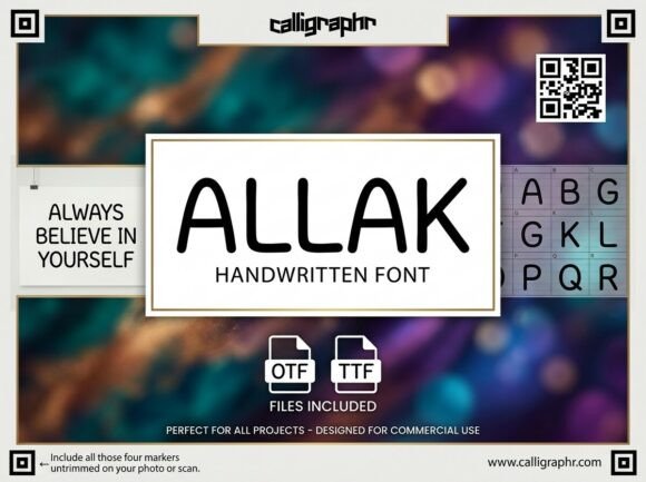 Allak: A Bold Display Font for Web Design