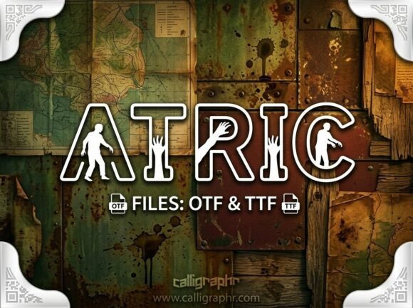 Atric: The Bold Decorative Font for Handmade Brands