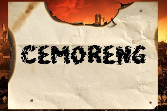 Cemoreng Font Review: A Bold Typeface for Campaigns