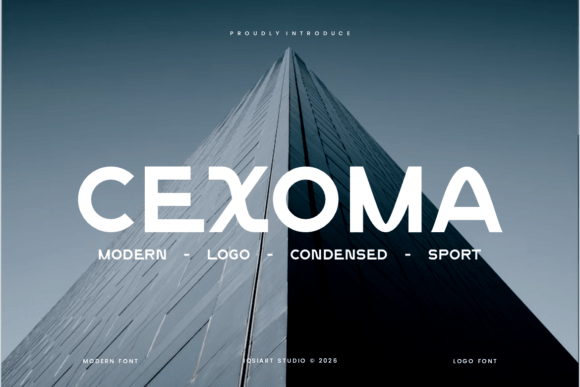 Cexoma: A Bold Font for Business Branding