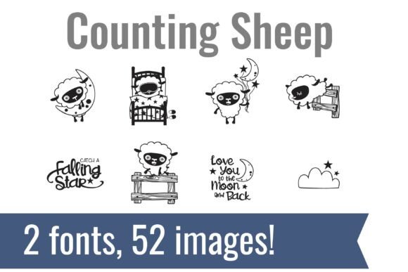 Counting Sheep Dingbats: A Playful Typeface for Marketers