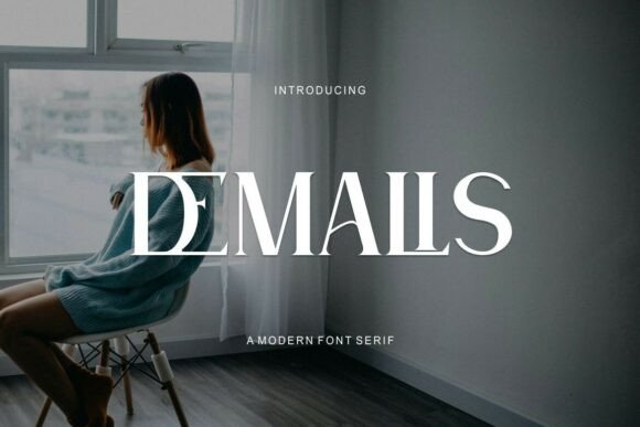 Demalis: A Bold Serif Font for Modern Editorial Design