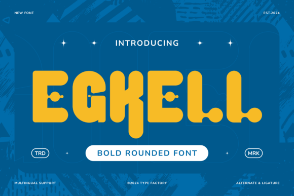 Egkell: The Bold Rounded Font for Handmade Brands