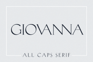 Elevate Your Brand with the Giovanna Serif Font