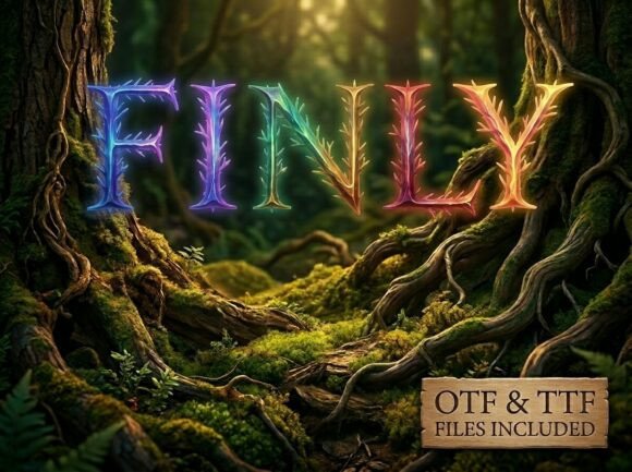 Finly: A Bold Decorative Font