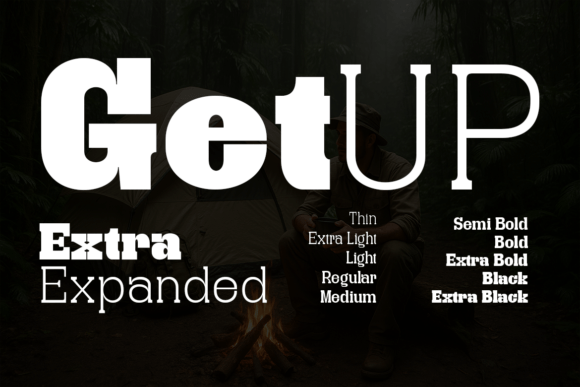 Getup Extra Expanded: A Bold Slab Serif for Editorial Impact