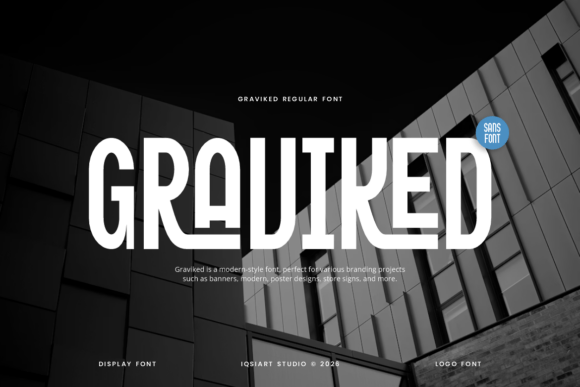 Graviked: A Bold Sans Serif Typeface for Editorial Impact