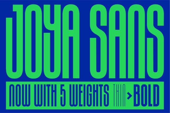Joya Sans: A Modern Typeface for Web & Brand Design