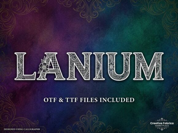Laniu: A Bold Decorative Font for Editorial Impact