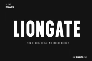 Liongate Review: A Bold Sans Serif for Modern Branding