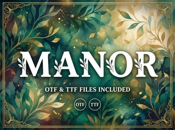 Manor: A Bold Font for Business Branding