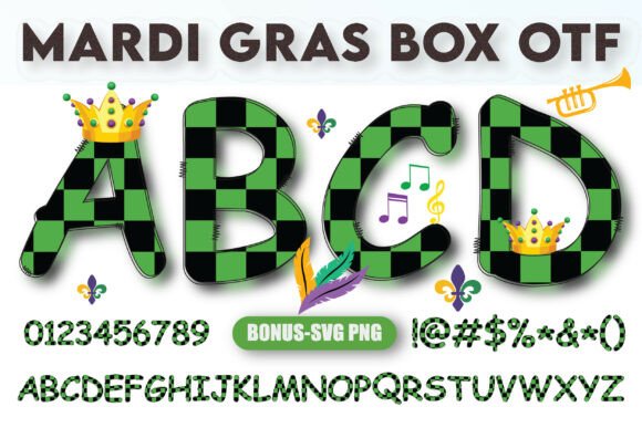 Mardi Gras Box: A Bold Display Font for Editorial Impact