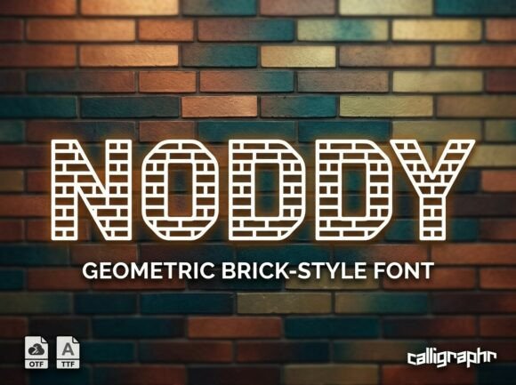Noddy: A Bold Display Font for Creative Projects