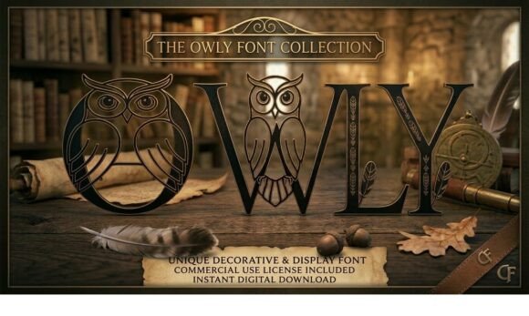 Owly: A Creative Font for Handmade Magic