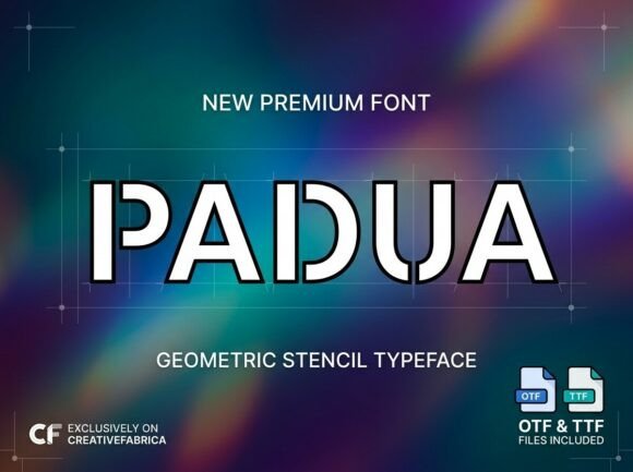 Padua: A Bold Decorative Font for Web Headers