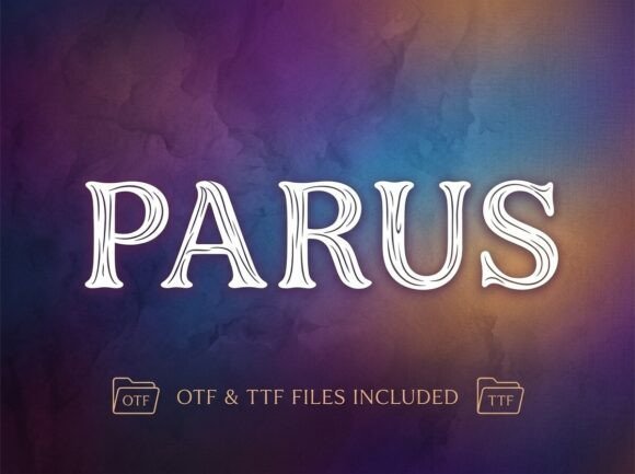 Parus: A Bold Display Font for Creative Web Design