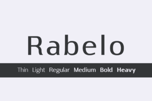 Rabelo Medium: A Professional Sans Serif Font for Branding