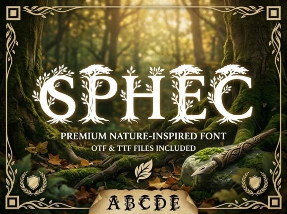 Sphec: A Bold Display Font for Editorial Impact