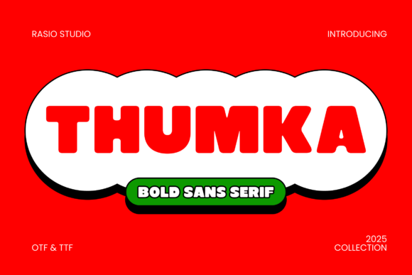 Thumka: The Bold Sans Serif Font for Scroll-Stopping Visuals
